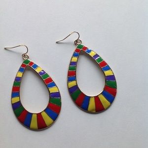3/$15 NEW Beautiful rainbow earrings